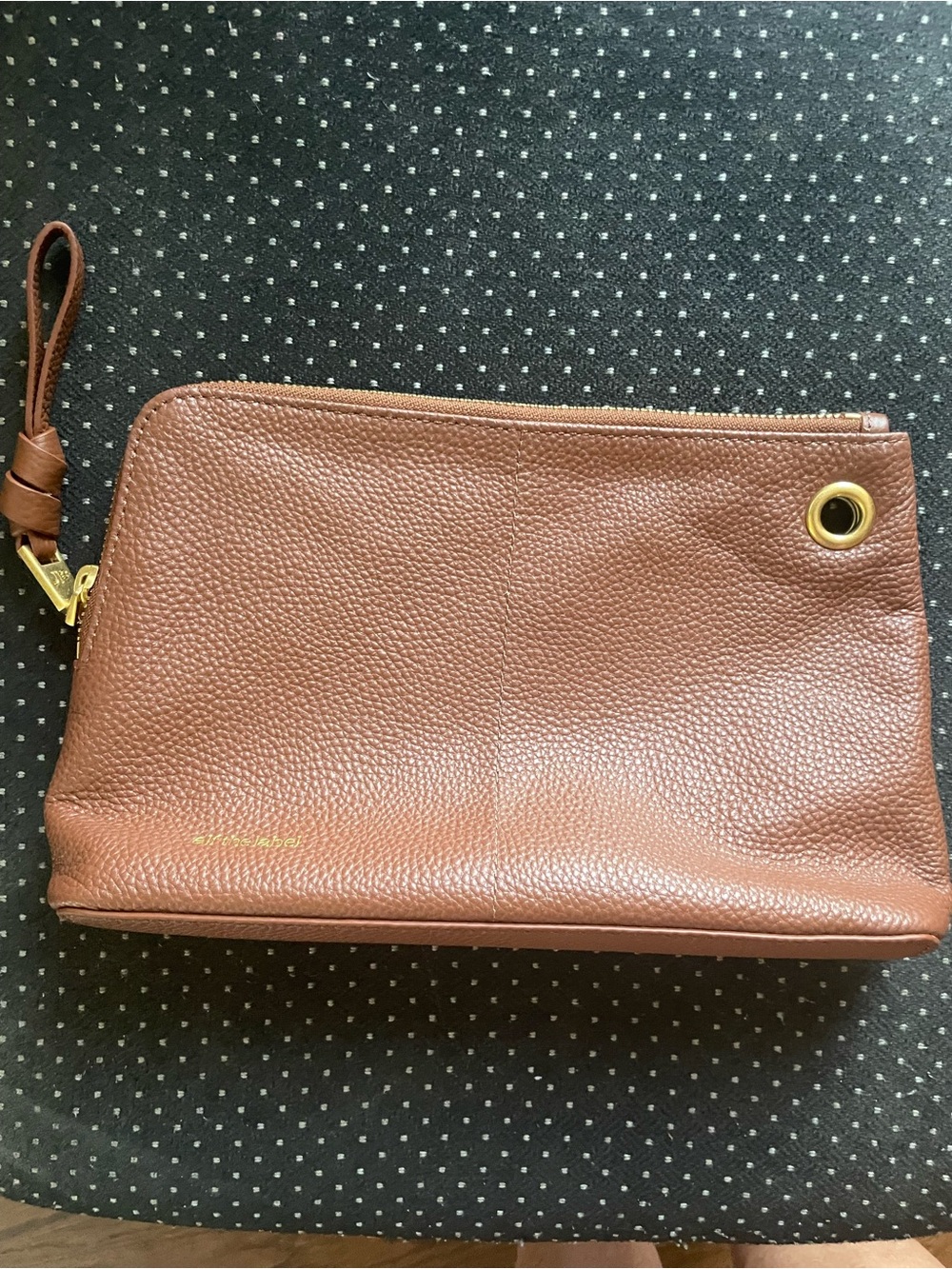 Alf the label pecan medium pouch